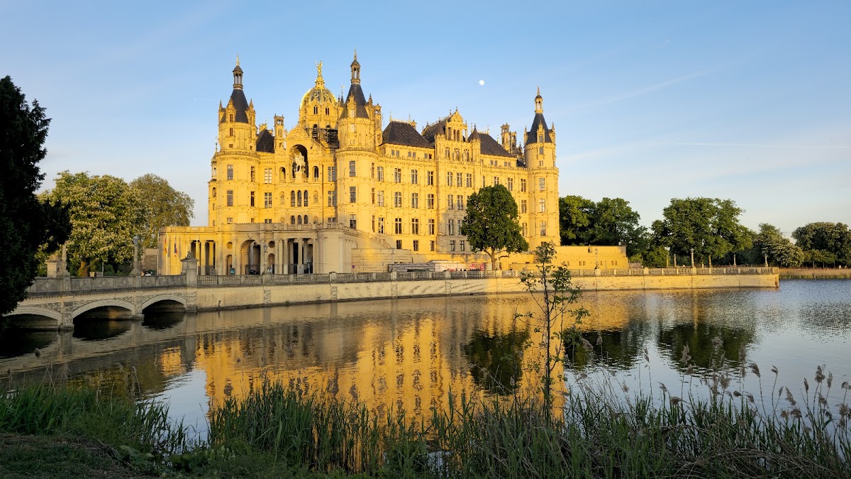 Mecklenburg Painting Beside a Fairytale Lakeside Castle