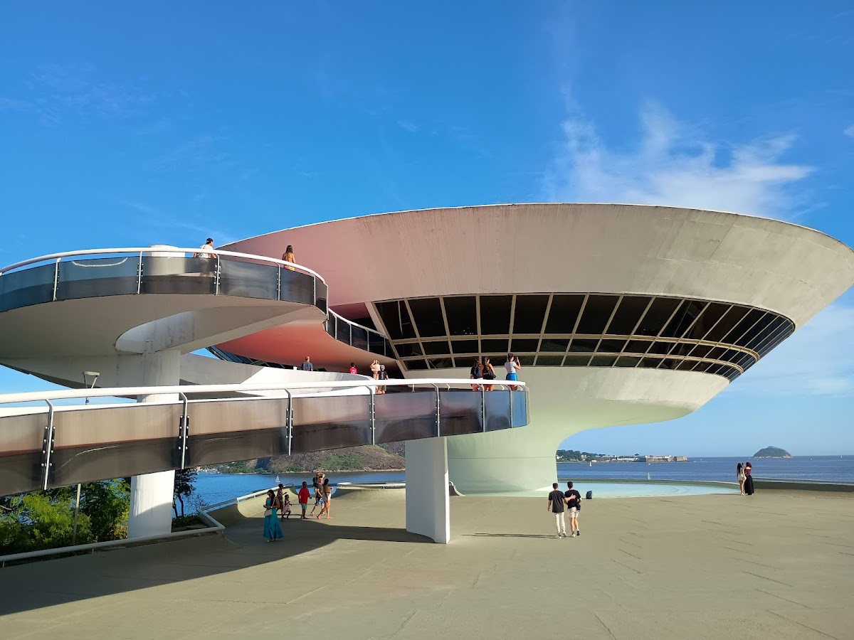 A White Flying Saucer Landed by the Sea