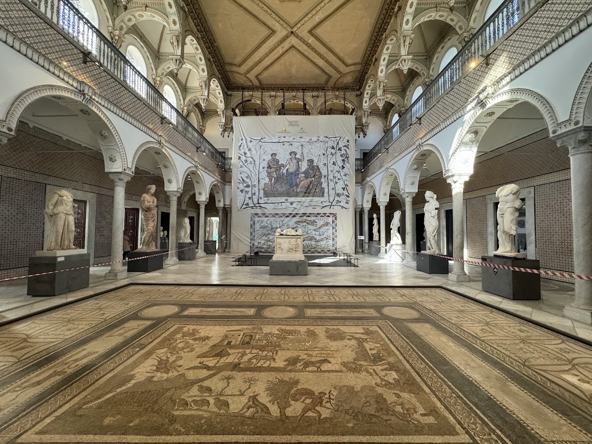 A Sea of Stone Pictures Inside an Old Palace